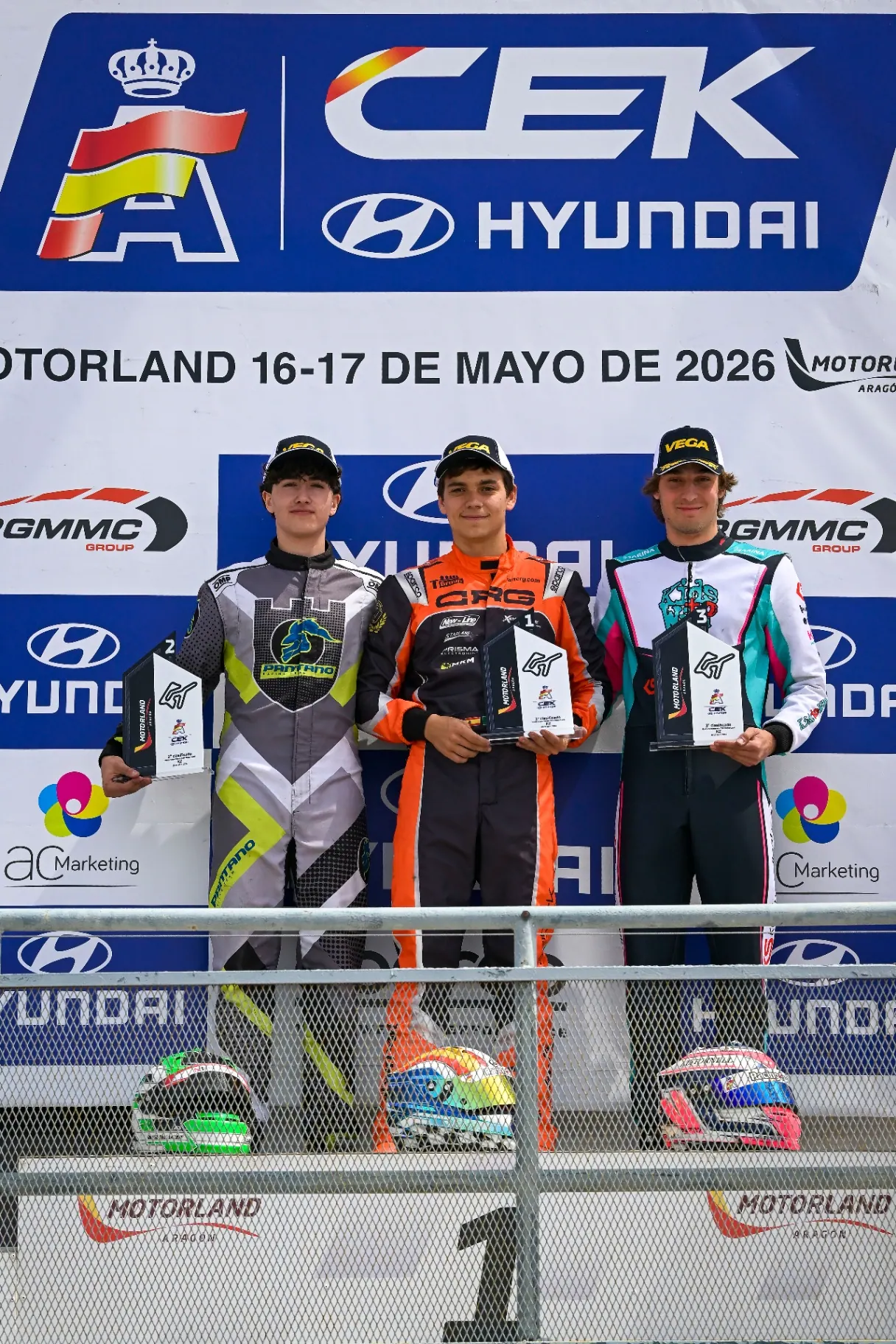 Daniel Dallakyan, segundo en el CEK de Motorland Aragón